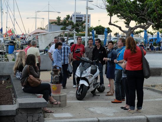 Soirée sur le port