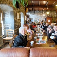Petite collation avant le départ.