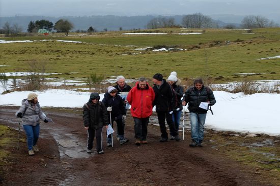 Pour l'instant, pas de neige sur le chemin.